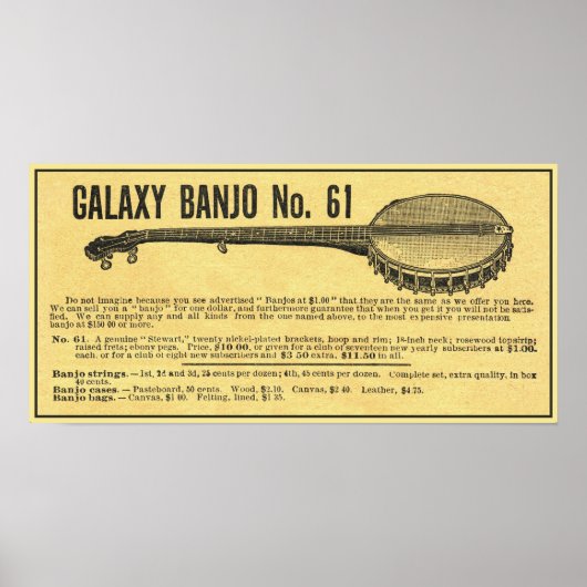 Poster Galaxy Banjo (Devant)