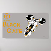 Poster Galaxy Black Gate (Devant)