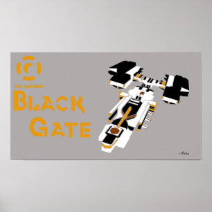 Poster Galaxy Black Gate