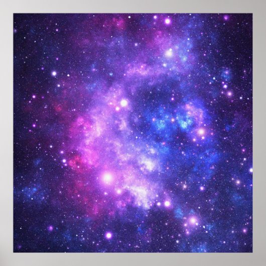 Poster Galaxy cosmos motif scrapbooking (Devant)