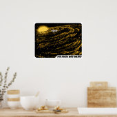 Poster Galaxy de la Voie Lactée "Vous êtes ici" (Cuisine)