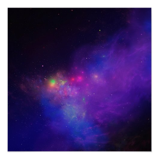 Poster Galaxy Deep Space Glossy (Devant)