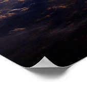 Poster Galaxy étoile infinité cosmos sombre (Coin)