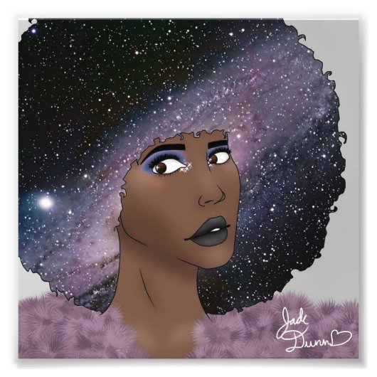 Poster Galaxy Girl (Devant)