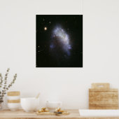 Poster Galaxy NGC 1427A Plonge vers la Galaxie Fornax (Cuisine)