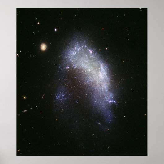 Poster Galaxy NGC 1427A Plonge vers la Galaxie Fornax (Devant)
