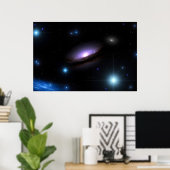 Poster Galaxy NGC 4526 (Bureau à domicile)