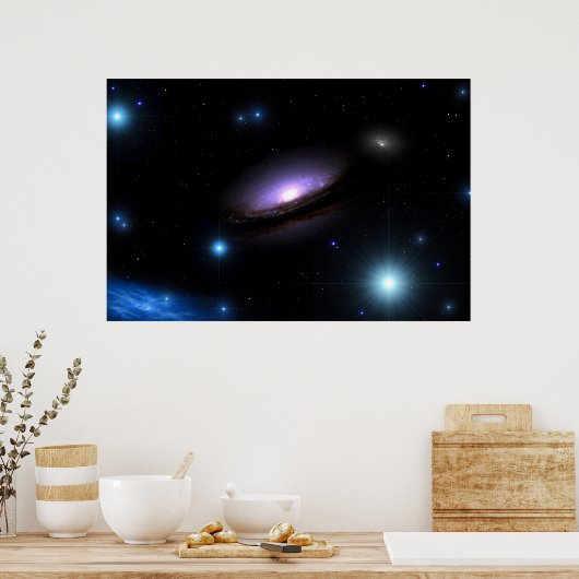 Poster Galaxy NGC 4526 (Cuisine)