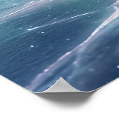 Poster Galaxy Penguin Star Shore (Coin)