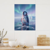 Poster Galaxy Penguin Star Shore (Cuisine)