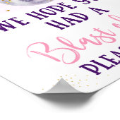 Poster Galaxy Pink Gold Blast Of Fun Birthday Favoriser S (Coin)