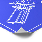 Poster Galaxy Revely Blueprints (Coin)