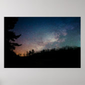 Poster Galaxy Voie Lactée Ciel de nuit Photographie (Devant)