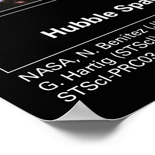 Poster GalaxyClusterAbell1689-2003-01a (Coin)