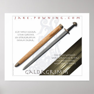 Poster Galdrgrimm par Jake Powning