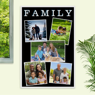 Poster Galerie de photos de famille élégante
