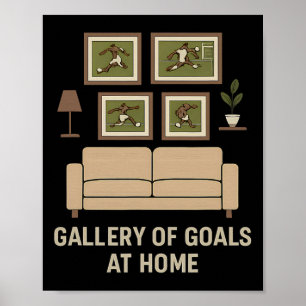 Poster Galerie d'objectifs à domicile conception de fan d