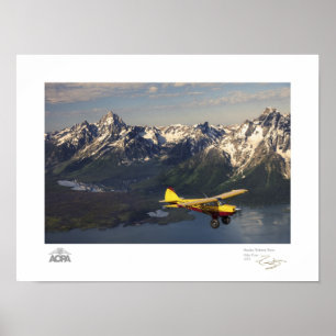 Poster Galerie enrouée de visite de Tetons
