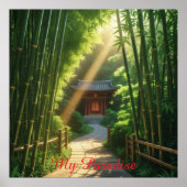 Poster Galerie Envelopper mon paradis (Devant)