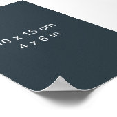 Poster Galerie Modèle de disposition murale Photo 10x15cm (Coin)