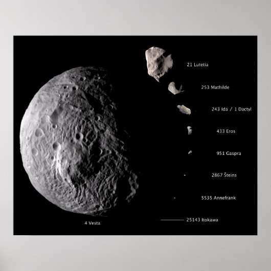 Poster Galerie Vesta et Asteroid (Devant)