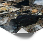 Poster Galets de granit dans le lac Tenaya à Yosemite (Coin)