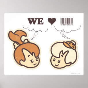 Poster Galets et Bam Bam We Love