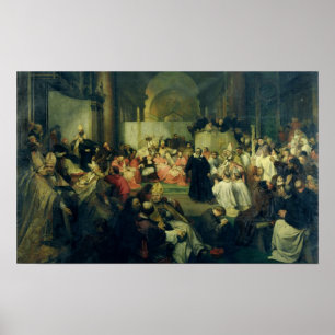 Poster Galilée devant le Conseil, 1861