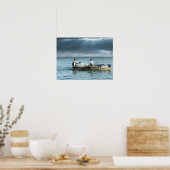 Poster Galilee Fisherman - Pescadores Galileus em Israel (Cuisine)