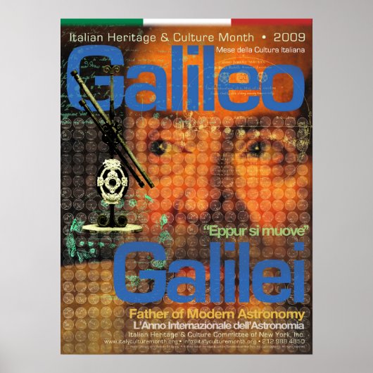 Poster Galileo Galilei (Devant)