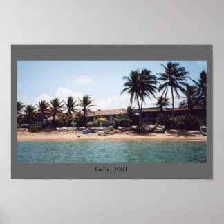 Poster Galle, Sri Lanka