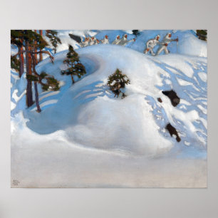 Poster Gallen-Kallela - Février Vision 1905