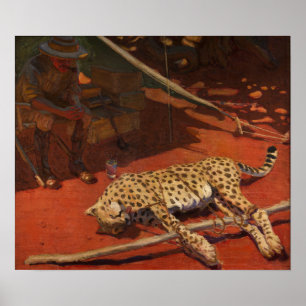 Poster Gallen-Kallela - Guépard