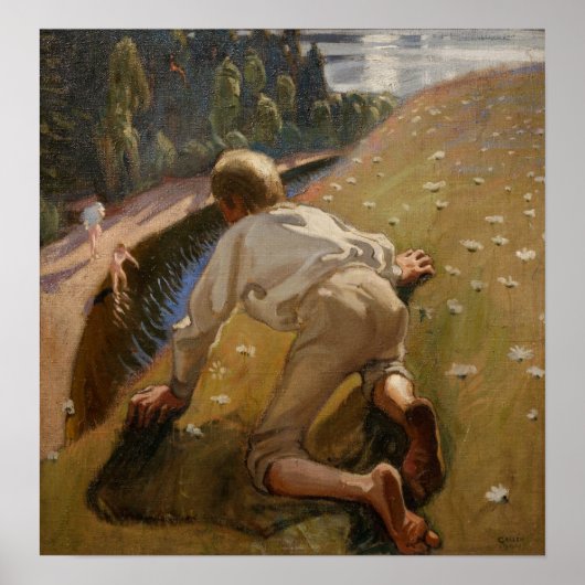 Poster Gallen-Kallela - Jeune Faune (Devant)