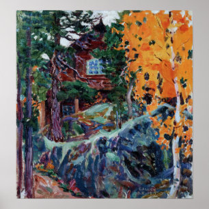 Poster Gallen-Kallela - Kalela En Automne