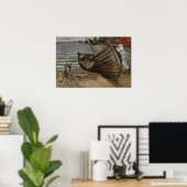 Poster Gallen-Kallela - La barque lamentable (Bureau à domicile)