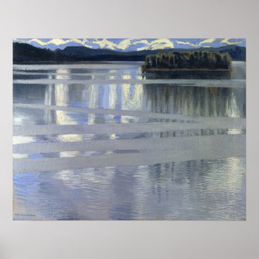 Poster Gallen-Kallela - Lac Keite 1905 (Devant)