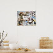 Poster Gallen-Kallela - L'Atelier de Tarvusta (Cuisine)