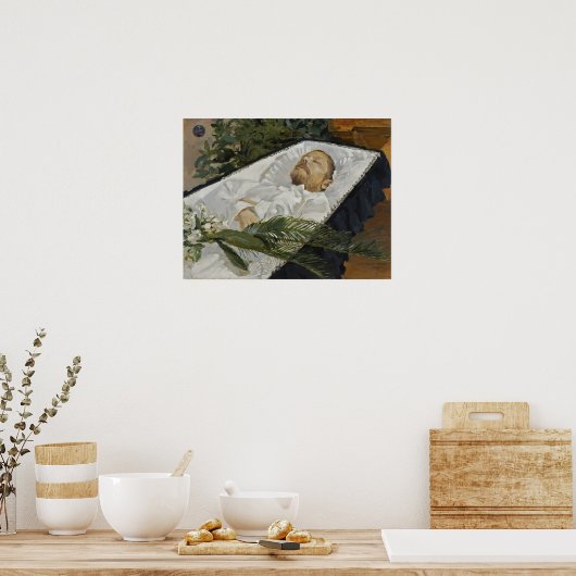 Poster Gallen-Kallela - Lauri Kivekas Dans Son Café (Cuisine)