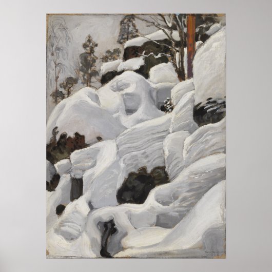 Poster Gallen-Kallela - Le Coiffeur Du Lynx (Devant)