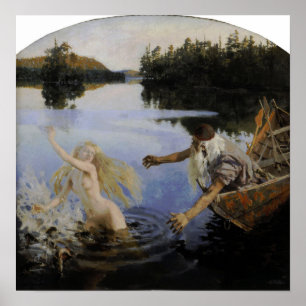 Poster Gallen-Kallela - Mythe d'Aino