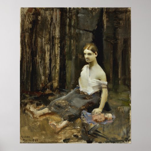 Poster Gallen-Kallela - Naissance Clandestine (Devant)