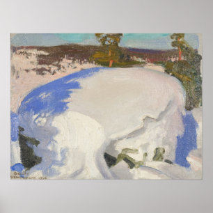 Poster Gallen-Kallela - Paysage hivernal