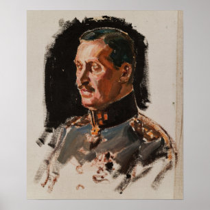 Poster Gallen-Kallela - Portrait du maréchal Mannerheim