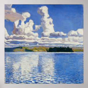 Poster Gallen-Kallela - Tours de Nuages 1904