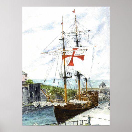 Poster 'Galleon' (Devant)