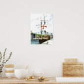 Poster 'Galleon' (Cuisine)