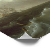 Poster Galleon dans les mers tempérées (Coin)