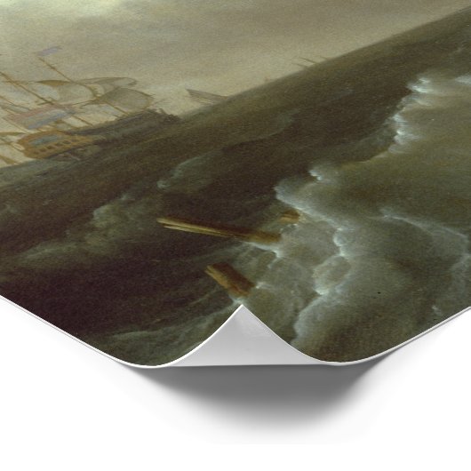 Poster Galleon dans les mers tempérées (Coin)