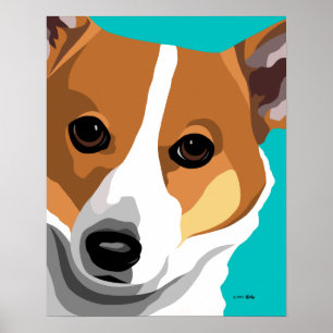 Poster Gallois Corgi